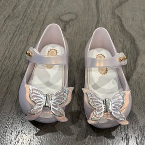 * NEW Mini Melissa Butterfly jelly ultra girl Dress Shoes size 5